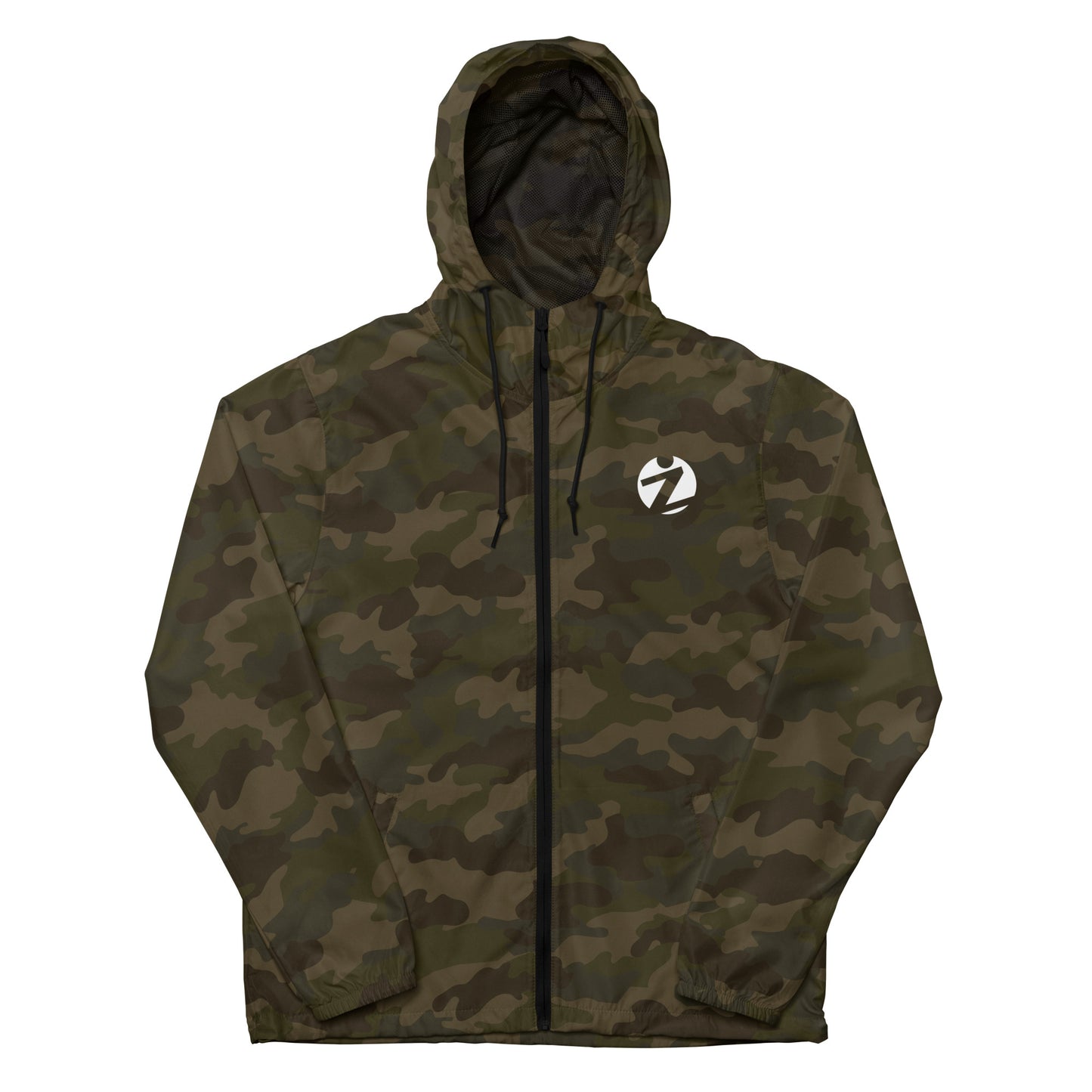 CAMO ZIP UP WINDBREAKER