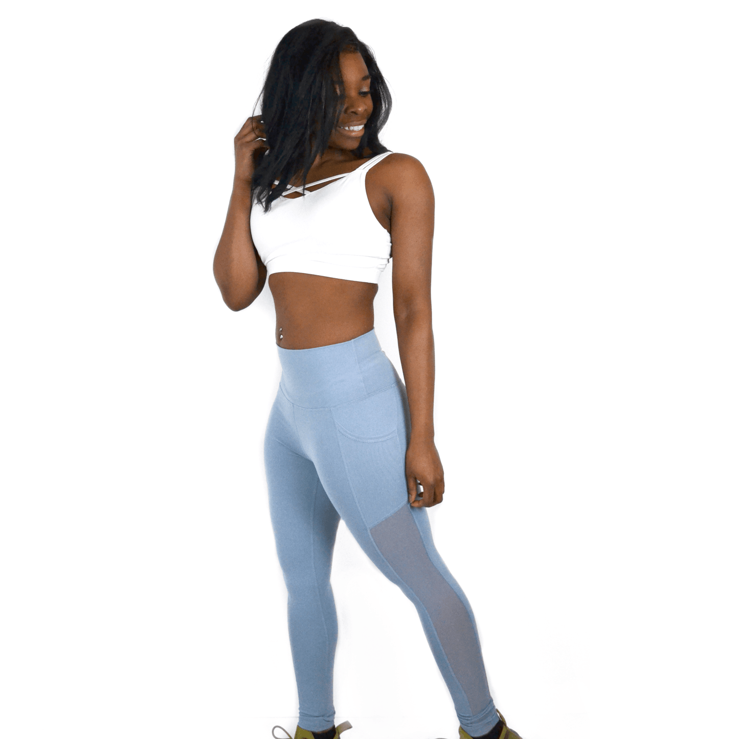 BREATHE MESH POCKET LEGGING - byCRUZ