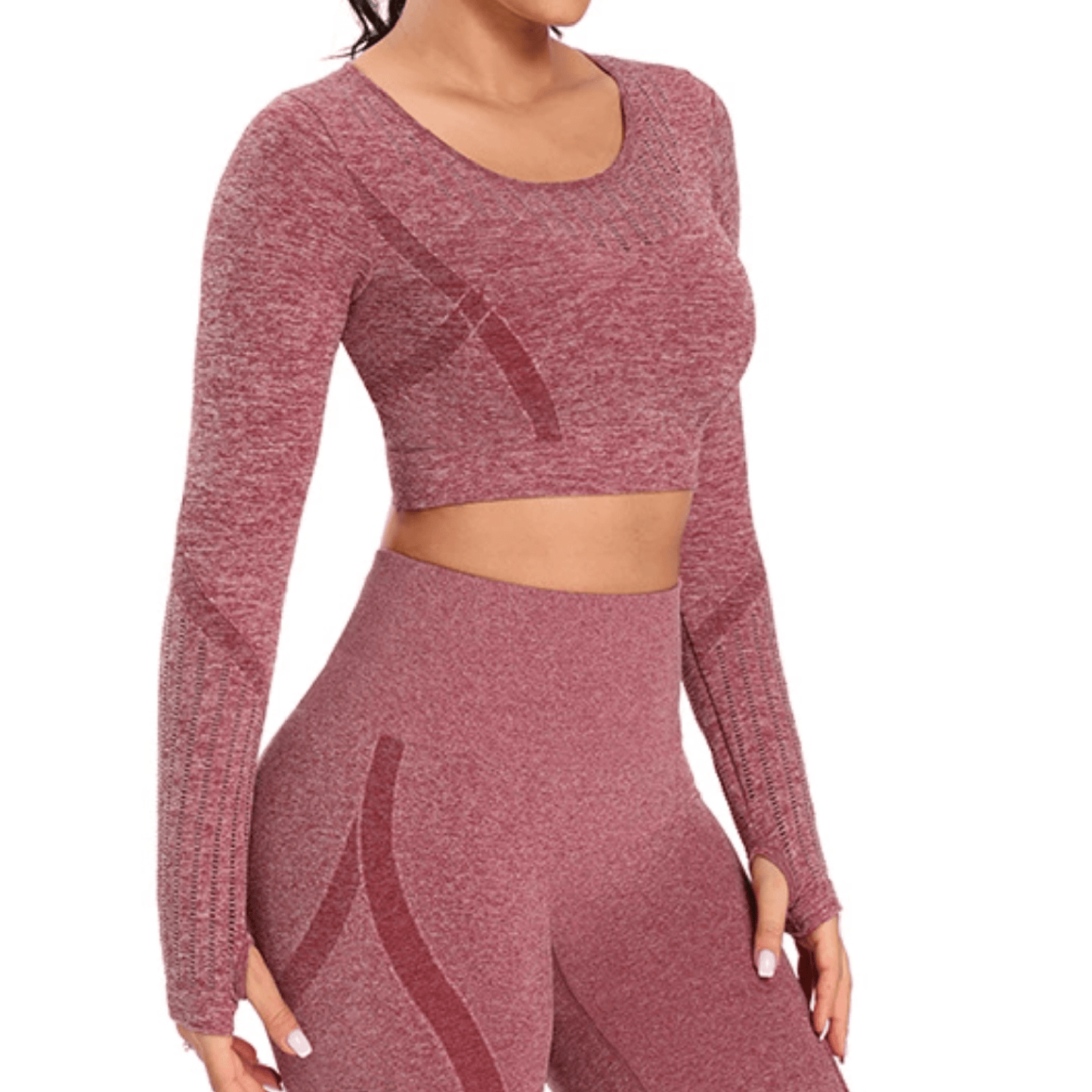 LIGHTWEIGHT SEAMLESS CROP TOP - byCRUZ