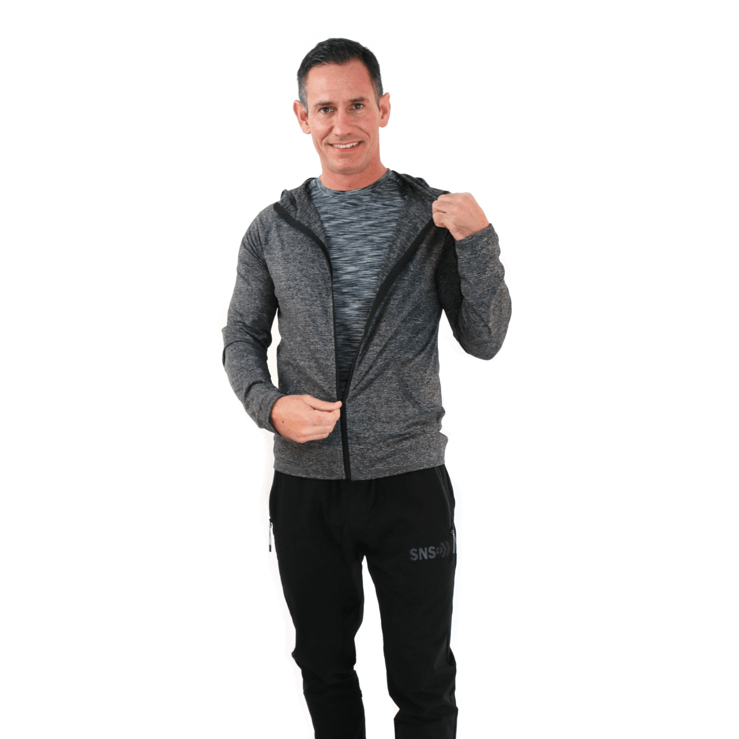 MEN'S LIGHTWEIGHT ZIP UP HOODIE - byCRUZ